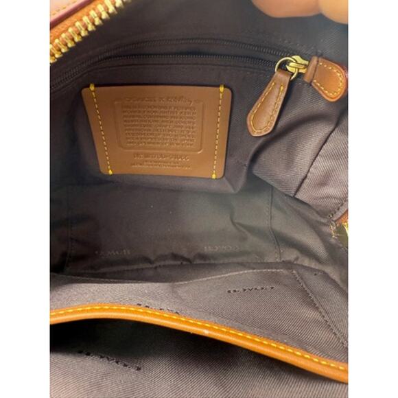 RETAIL $399 RARE COACH X Keith Haring Camera Bag *In Signature Patchwork*ROBOT - Picture 9 of 13